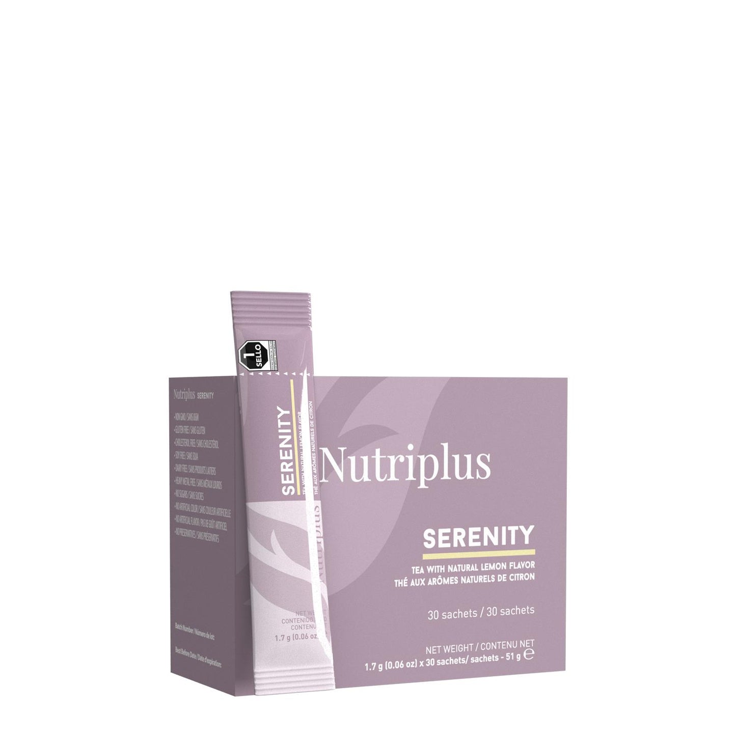 Nutriplus Serenity Lemon Tea