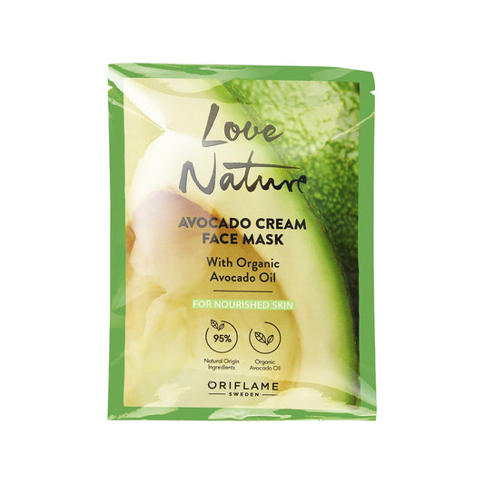 Love Nature Avocado Cream Face Mask 10ml