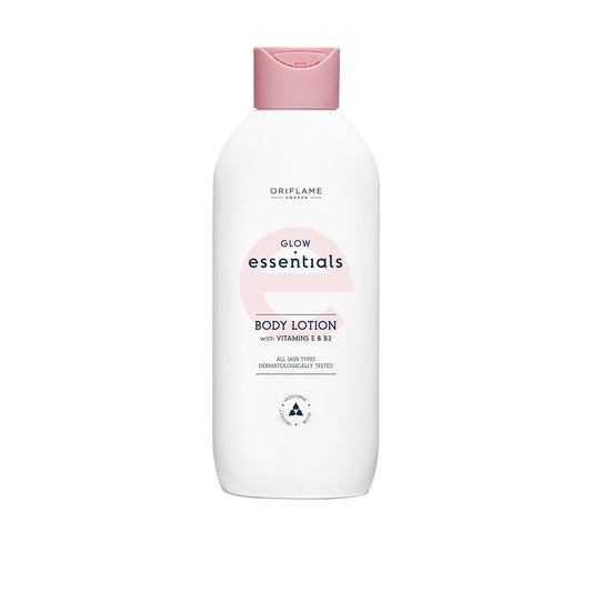 Glow Essentials Body Lotion with Vitamins E & B3
