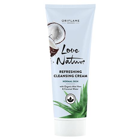 Refreshing Cleansing Cream with Organic Aloe Vera & Coconut Water