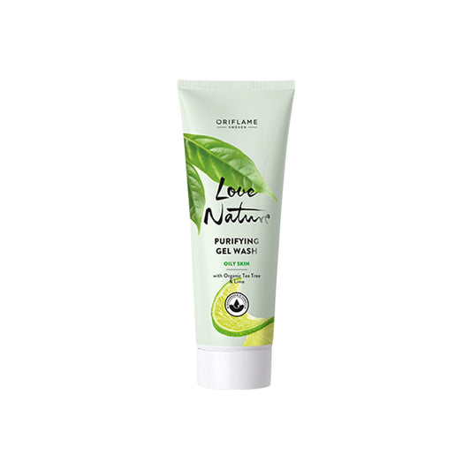 Love Nature Purifying Gel Wash Organic Tea Tree & Lime 125ml
