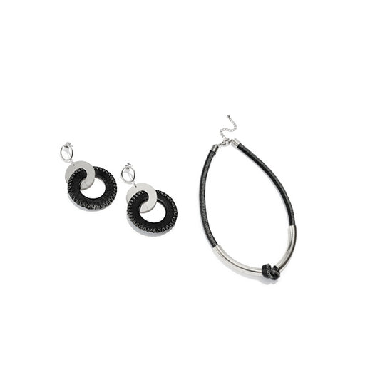37332+37333 True Stitched Necklace + Earrings